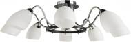 Люстра потолочная Arte Lamp Fiorentino A7144PL-8BK 8x40 Вт E14 черный