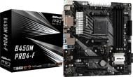 Материнська плата ASRock B450M_PRO4-F (Socket AM4, AMD B450, mirco ATX)