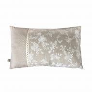 Подушка декоративна ШАЛЕ Троянди з горохом 33x55 см La Nuit