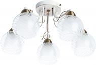 Люстра потолочная Arte Lamp Intreccio A1633PL-5WG 5x60 Вт E14 белый