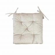 Подушка на стул ШАЛЕ Горошек с кружевом La Nuit