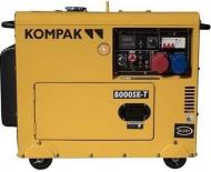 Генератор дизельный KOMPAK 6 кВт / 6,4 кВт 230 В K8000SE-T