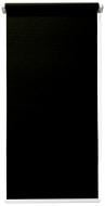 Ролета мини Декорія Лен с фиксацией на струну 70x210 см Черная