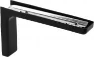 Кронштейн DC монтажний металевий з пластиковою накладкою 180 мм чорний
