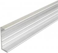 Профиль алюминиевый С-образный 16 мм серебро