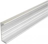 Профиль алюминиевый С-образный 18x8 мм серебро