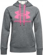 Джемпер Under Armour RIVAL FLEECE LOGO HOODIE 1356318-012 р. XS серый