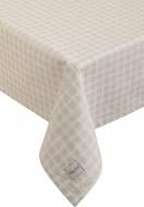 Скатерть Шале клеточка 133x220 см бежевый La Nuit