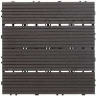 Модульне покриття INTCO Dark coffee 300х300х20 mm (JE301- A1- X-DC)