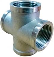 Крестовина ВВВВ Pattaroni хромированная 1/2 В