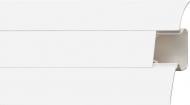 Плінтус ПВХ Arbiton LM 55 білий мат 55x2500 мм