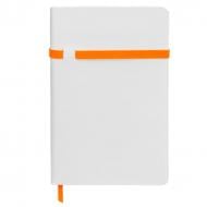 Нотатник Berganote Alanis А5 білий/помаранчевий