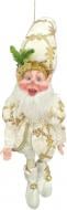 Декорация новогодняя Эльф с подвескойм шампань 40 см Декорация новогодняя Эльф с подвескойм шампань 40 см
