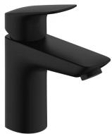 Смеситель для умывальника Hansgrohe LOGIS 100, однорычажный, цвет — матовый черный 	71100670