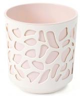 Горщик пластиковий Ламела Дует190 круглий 0,9 л кремовий