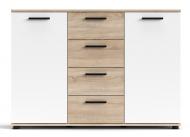 Комод Accord Berno BE4 1202x853x325 мм дуб сонома/белый/дуб сонома