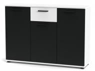 Комод Accord Berno BE3 1202x853x325 мм белый/чорный