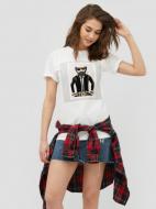 Футболка YAPPI WW2232 р.M белый