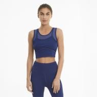 Бра Puma STUDIO LAYERED CROP TOP 52022312 р.S синій