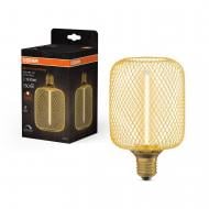 Лампа світлодіодна Osram DECOR LED STRAW FILAMENT SQUARE 100 GOLD DIM 3,5 Вт E27 1800 К 220 В FIL SQ-I GD