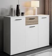 Комод Accord Berno BE3 1202x853x325 мм белый/белый/таблила