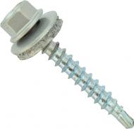 Саморіз покрівельний по дереву 4,8x35 мм 250 шт срібло RAL 9006 Expert Fix