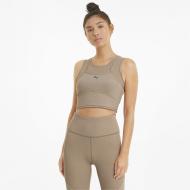 Майка Puma STUDIO LAYERED CROP TOP 52022381 р.S бежевий