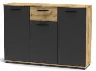 Комод Accord Berno BE3 1202x853x325 мм дуб вотан/антрацит/дуб вотан