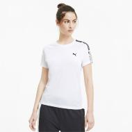 Футболка Puma Train Logo Raglan Tee 51949403 р.XS белый Футболка Puma Train Logo Raglan Tee 51949403 р.XS белый