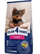 Корм сухой Club 4 Paws для щенков миниатюрных и малых пород курица 14 кг