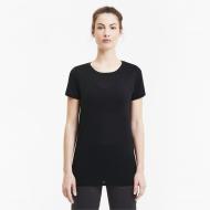 Футболка Puma Studio Lace Keyhole SS Tee 51950802 р.XS черный