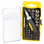 Отвертка Sigma с реверсом + насадки торцевые и биты 36 шт CrV (кейс) 4002511