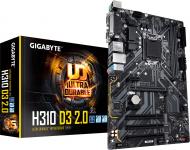 Материнская плата Gigabyte H310 D3 2.0 (Socket 1151, Intel H310, ATX)