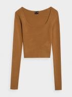 Джемпер 4F LONGSLEEVE F092 4FAW22TLONF092-81S р.XL коричневый