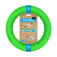 Іграшка для собак PitchDog кільце для апортування d 28 см салатове