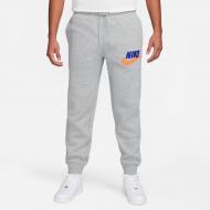 Брюки Nike M NK CLUB BB JOGGER CHNL FTRA FN3094-063 р. XL серый Брюки Nike M NK CLUB BB JOGGER CHNL FTRA FN3094-063 р. XL серый