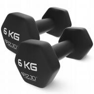 Гантели виниловые 4fizjo Classic 2 x 6 кг (P-5905973403191) черный Гантели виниловые 4fizjo Classic 2 x 6 кг (P-5905973403191) черный