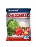 Удобрение кристаллическое Standart NPK Сульфат калия 500 г Удобрение кристаллическое Standart NPK Сульфат калия 500 г
