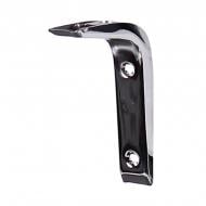 Кронштейн  стальной ренифорс 100x75 мм хром