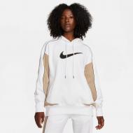 Джемпер Nike W NSW FLC OS PO HDY SW FV5311-100 р.XS белый Джемпер Nike W NSW FLC OS PO HDY SW FV5311-100 р.XS белый