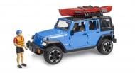 Автомодель Bruder Jeep Wrangler Rubicon Unlimited з каяком та фігуркою 1:16 02529