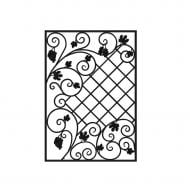 Решетка на окно КР-43 1000х1500 мм (комплект элементов)