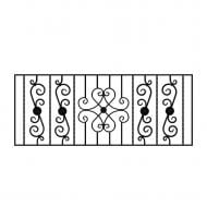 Решетка на окно КР-46 2000х800 мм (комплект элементов)