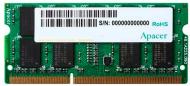 Оперативная память Apacer SODIMM DDR3 4 GB (1x4GB) 1600 MHz (DV.04G2K.KAM)