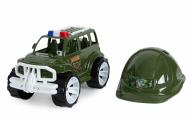 Игрушечный набор Bamsic Внедорожник с каской 117/2 Игрушечный набор Bamsic Внедорожник с каской 117/2