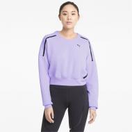 Свитшот Puma Train Zip Crew Sweatshirt 52027216 р. M фиолетовый