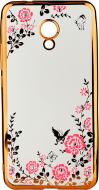 Накладка на корпус BeCover Flowers Series для Meizu M5s gold (701303)