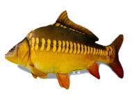 Мягкая игрушка-подушка Сувенір Декор Карп Зеркальный коричневый CARP-M