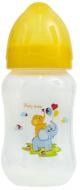 Бутылочка Baby Team широким горлом 250 мл желтая