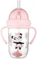Поильник-непроливайка Canpol Babies с трубочкой Exotic Animals 270 мл розовый